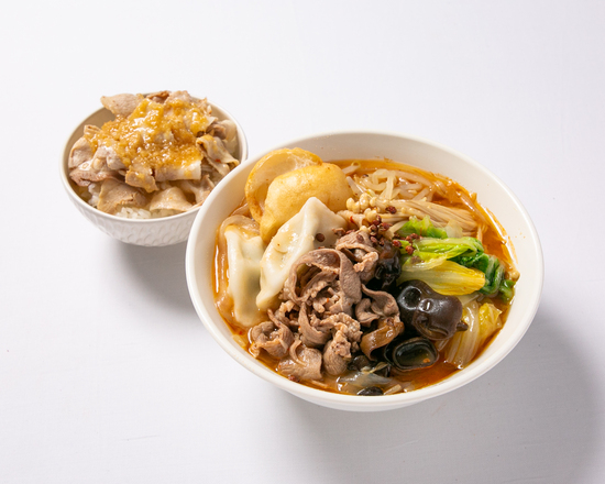 麻辣湯 ミニ丼セット